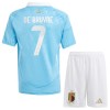 Dječji Nogometni Dres Belgija De Bruyne 7 Gostujući Euro 2024 Dječji Nogometni Dres Belgija De Bruyne 7 Gostujući Euro 2024